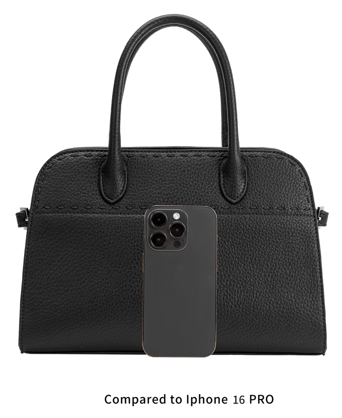 Melie Bianco Marlo Small Top Handle Satchel Handbag