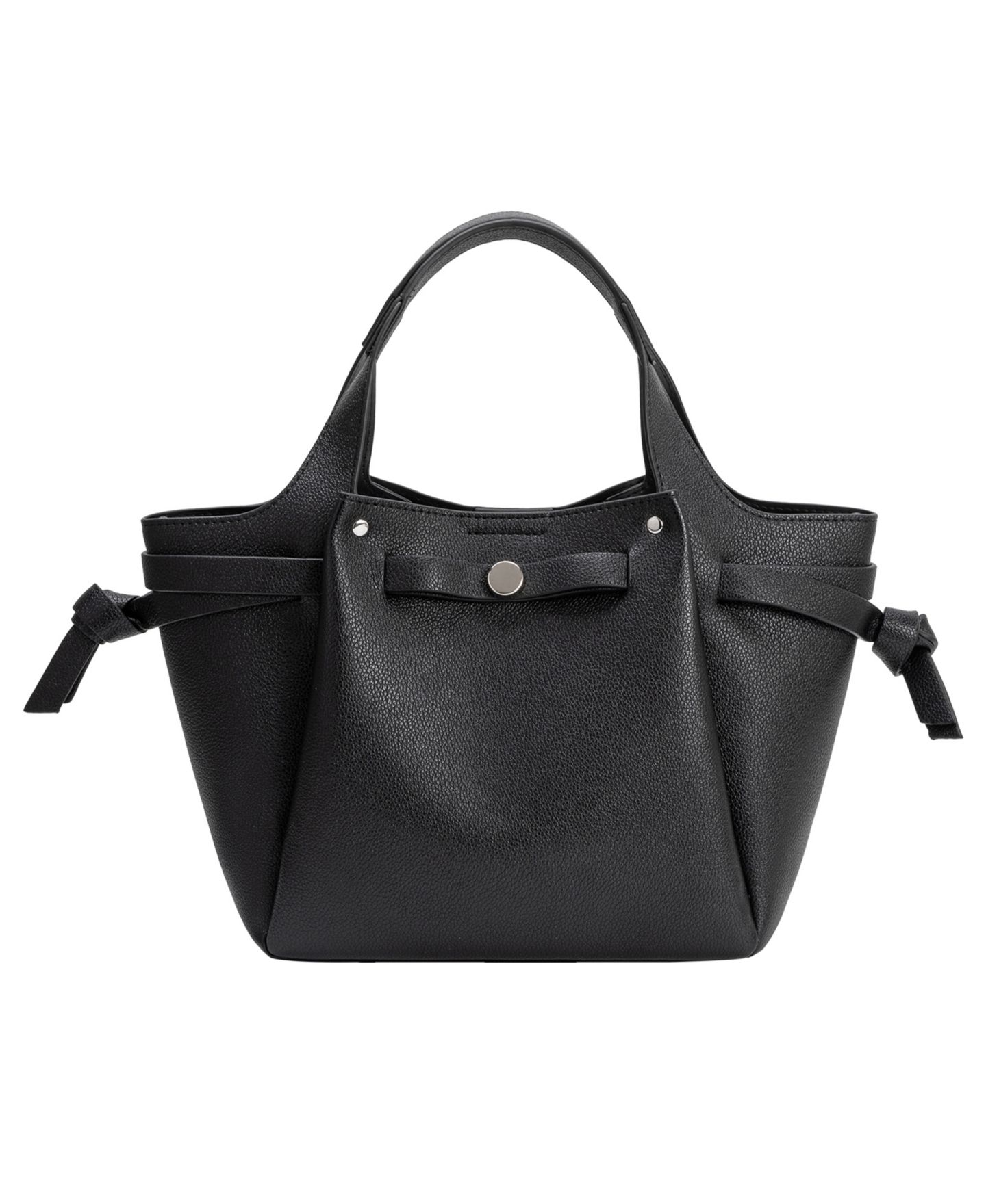 Женская сумка Melie Bianco Avril Medium Top Handle Satchel Handbag, цвет: Чёрный — фото 1