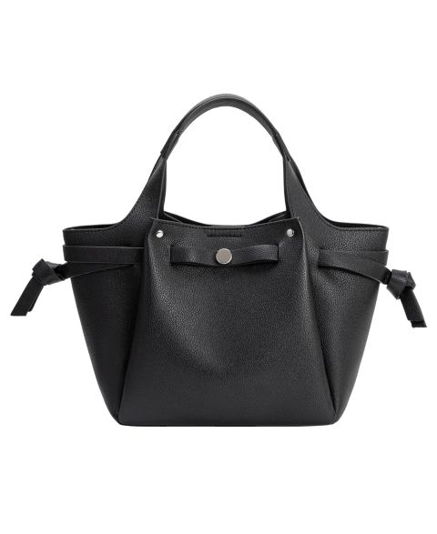 Женская сумка Melie Bianco Avril Medium Top Handle Satchel Handbag, цвет: Чёрный