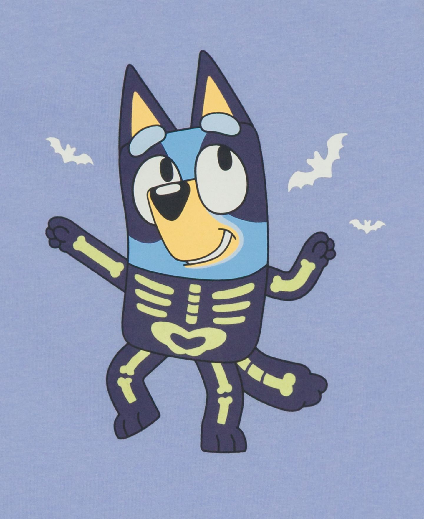 Футболка Epic Threads Bluey Skeleton Graphic T-Shirt для девочек, цвет: Синий — фото 3