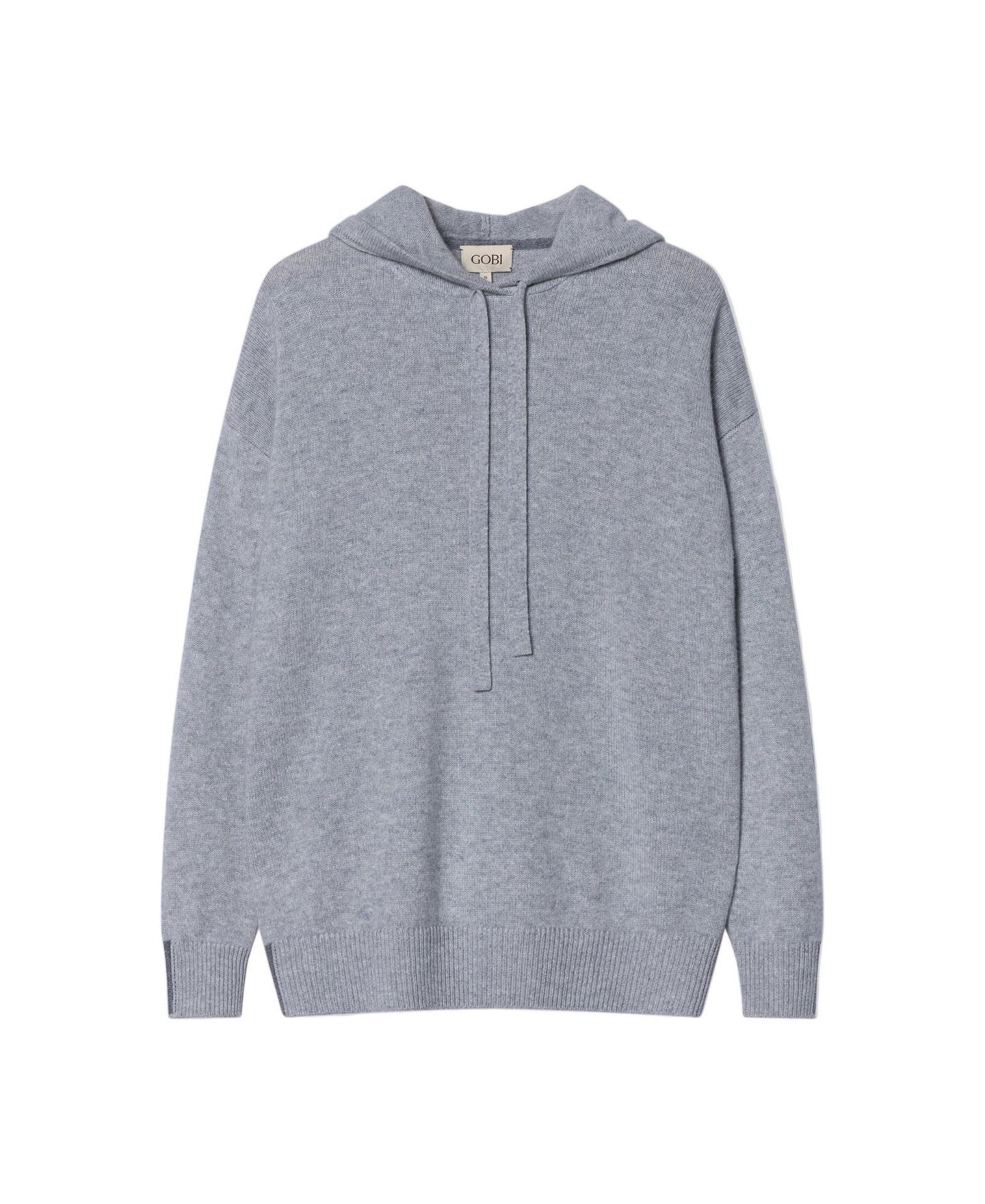 Женское худи Gobi Cashmere Cashmere Pullover, цвет: Пастельный серый — фото 2