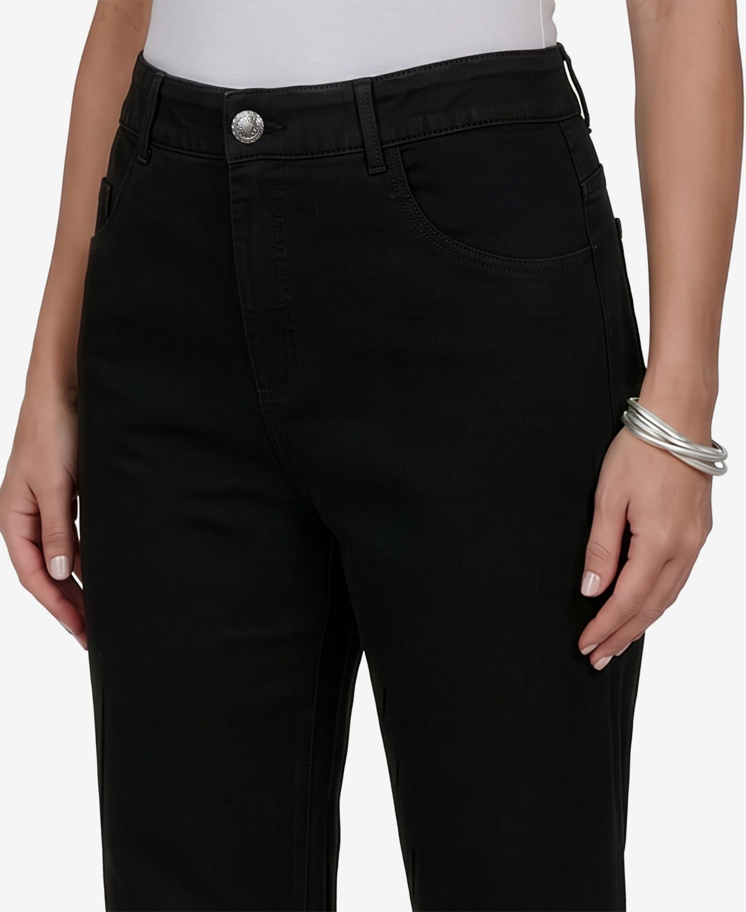 Petite Mid-Rise Flare Denim Jeans