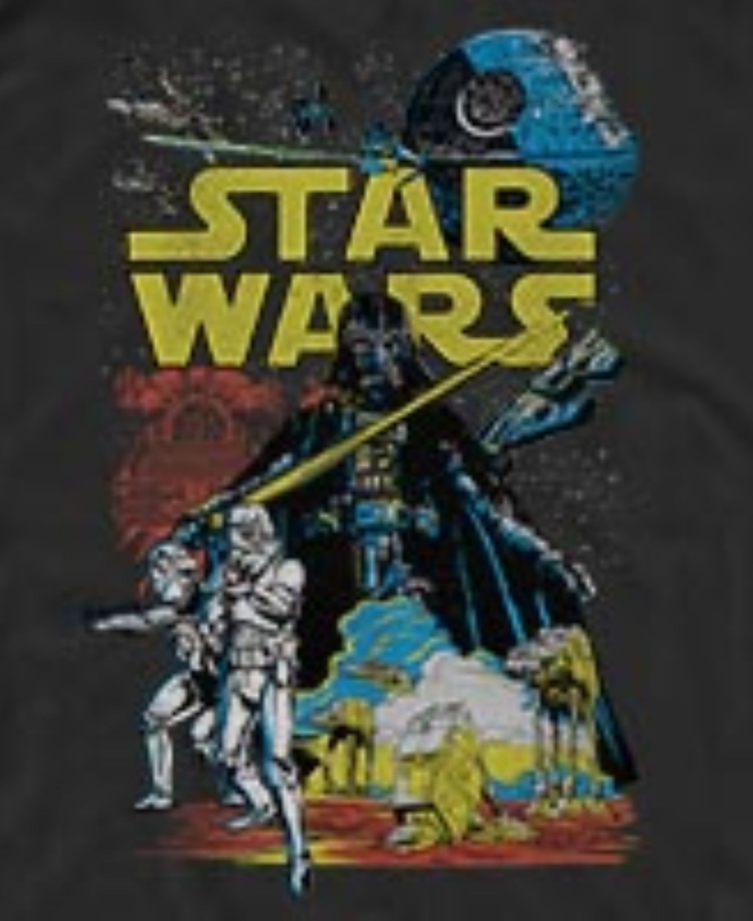 Men's Star Wars Retro Comic Cover Graphic Tank Top