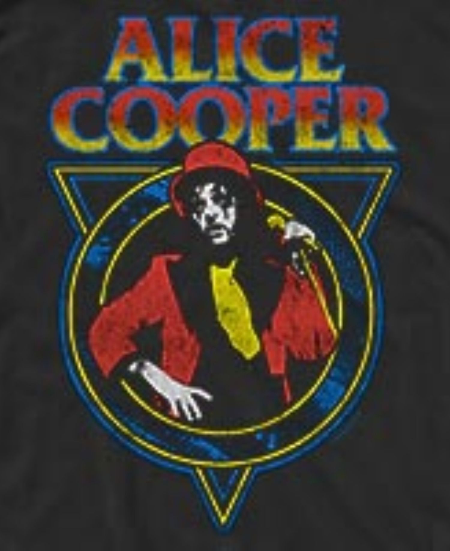 Men's Alice Cooper Vintage Portrait Graphic Tank Top