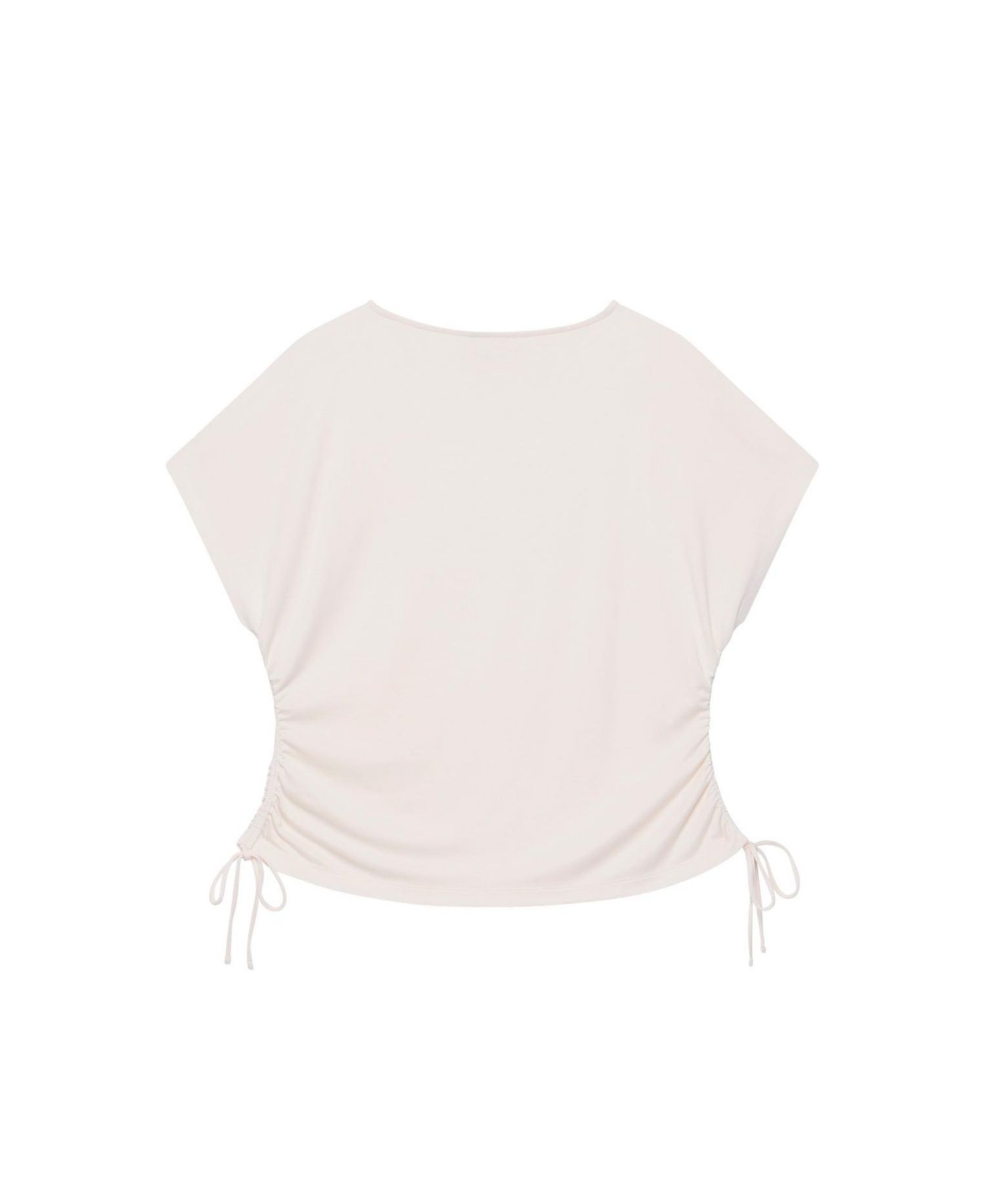 Women's Jersey Ruched Tie Detail Top