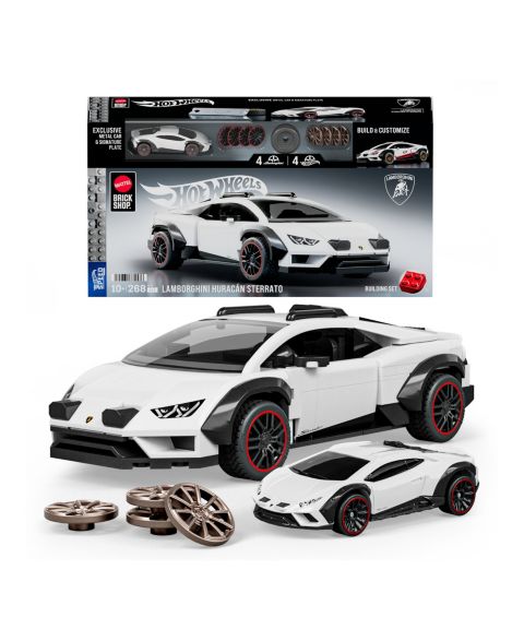 Конструктор Mattel Brick Shop Hot Wheels Lamborghini Huracán Sterrato, 268 деталей