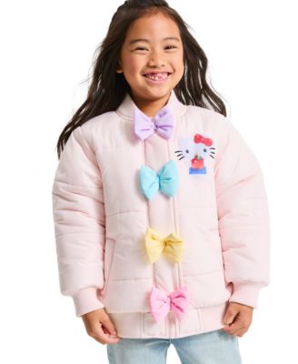 Toddler's & Little Girls' Zip-Up Puffer Jacket
