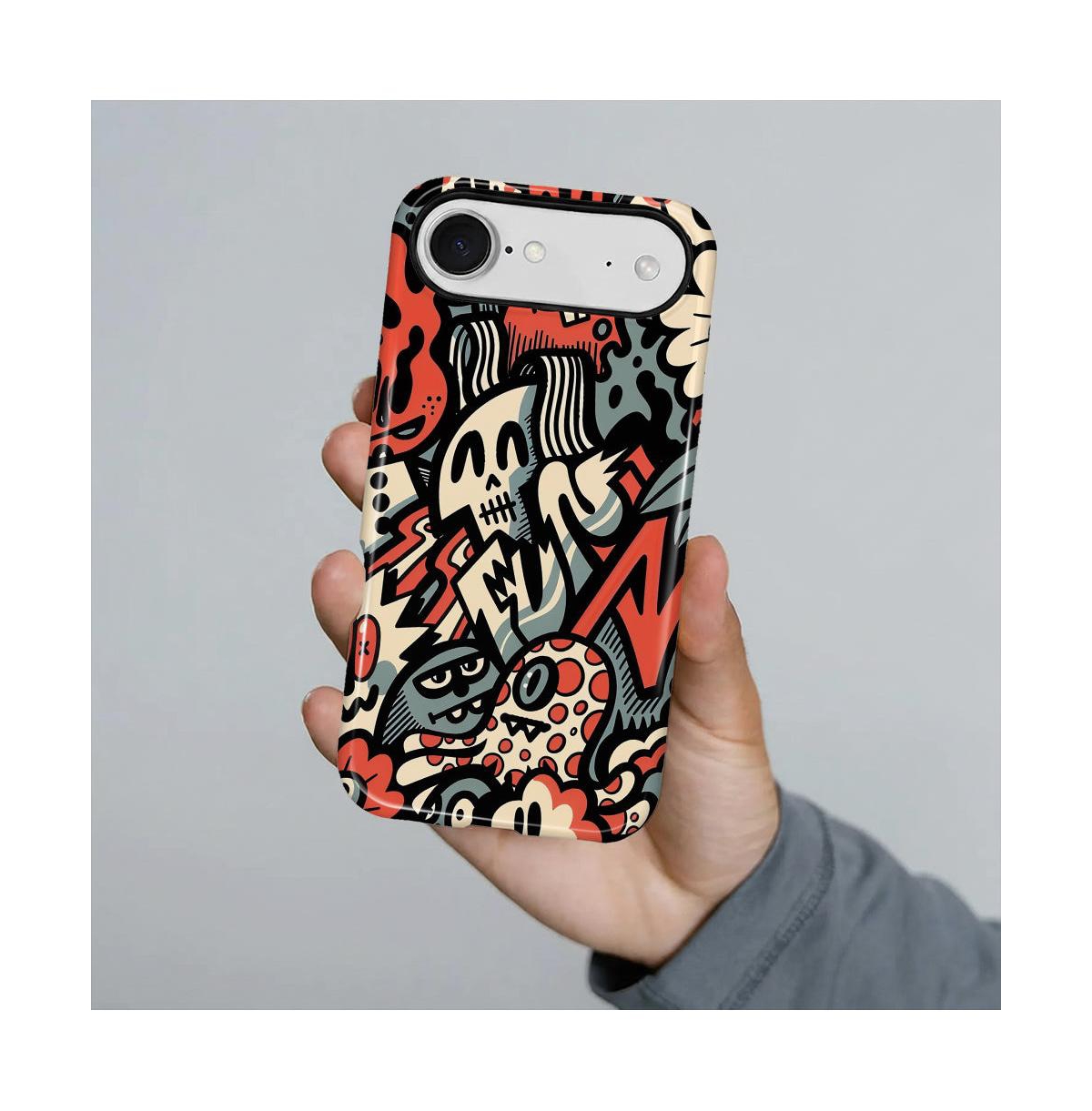 Lisen Phone Case Compatible with Apple iPhone Air, 2-Layer Durable, Skull Riot
