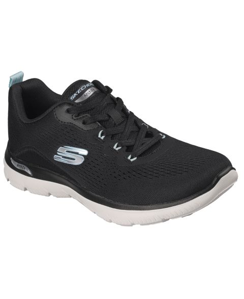 Женские кроссовки Skechers Slip-Ins: Arch Fit Summits - Daily Flow Casual, цвет: Чёрный / Синий