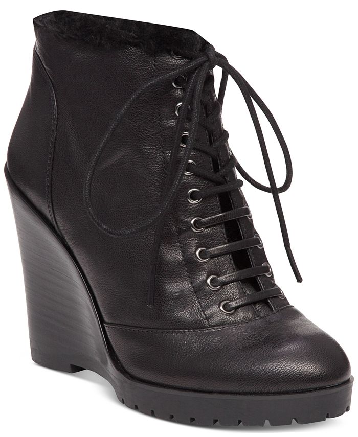 Jessica simpson discount black wedge boots