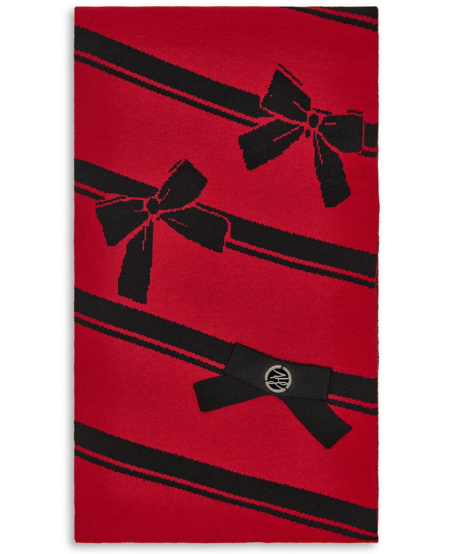 2-Piece 3D Bow Hat and Scarf Gift Set