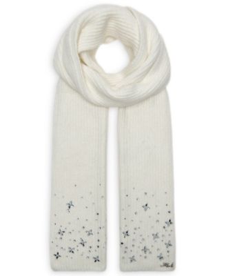 Studded Shaker Stitch Scarf