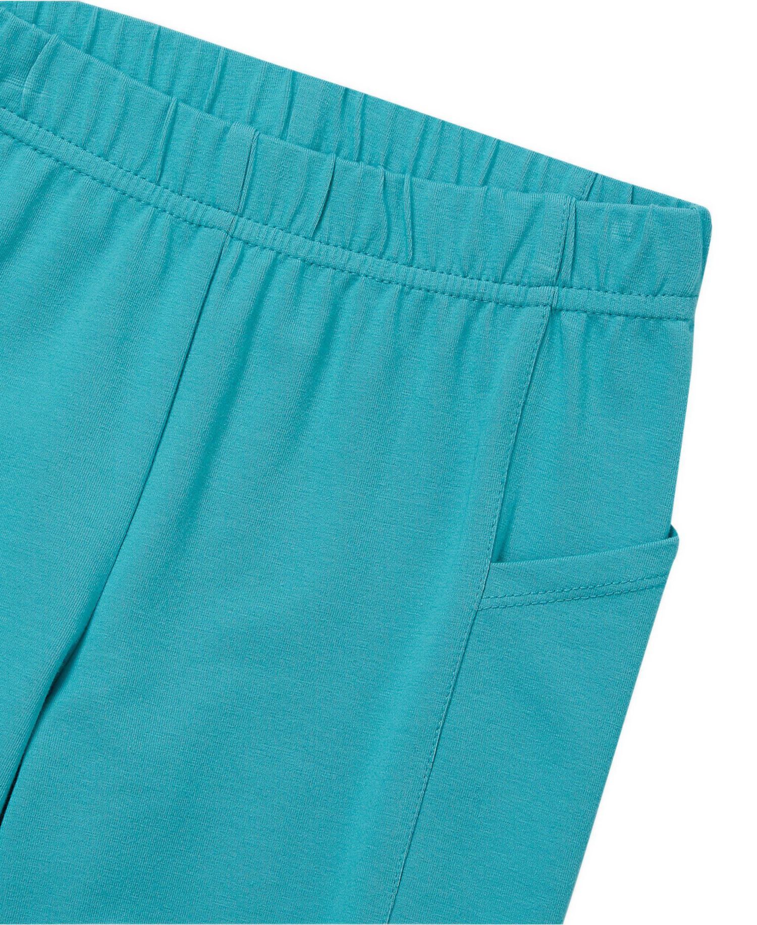 Girls Tough Cotton Ankle Legging with Pockets