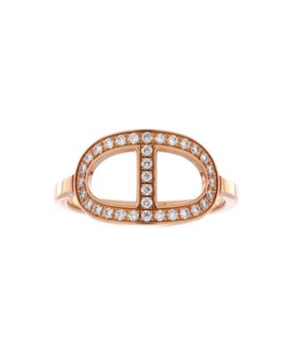 Pre-Owned Hermes Chaine d'Ancre Contour Ring