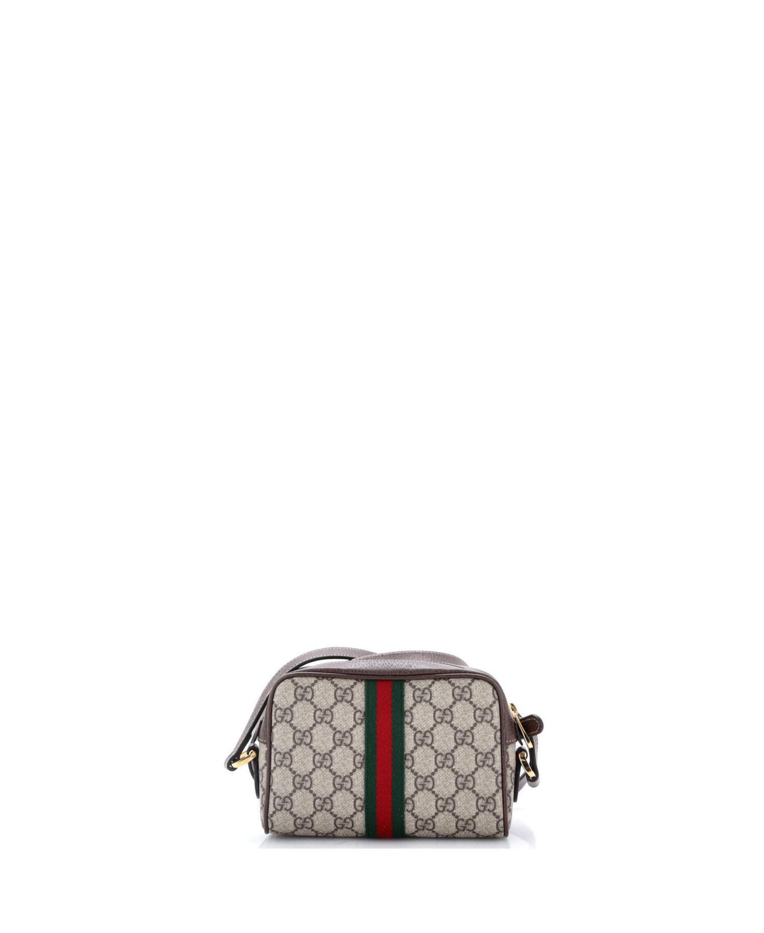 Mini Ophidia Shoulder Bag GG Coated Canvas