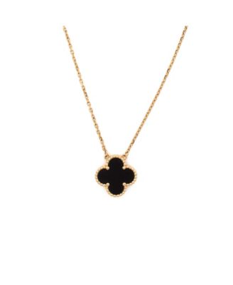 Pre-Owned Van Cleef and Arpels Vintage Alhambra Pendant Necklace