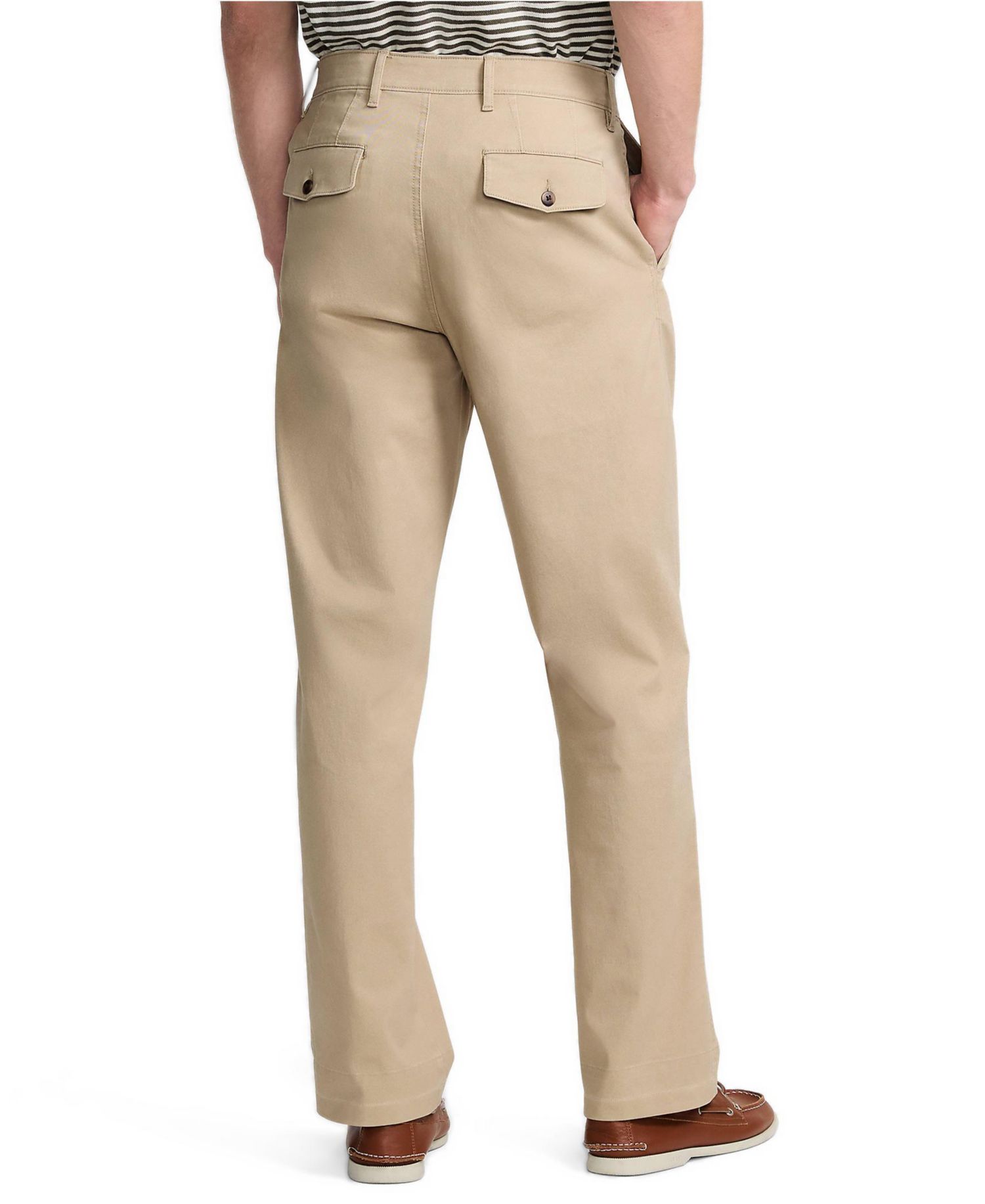 Men's Knockabout Comfort Waist Relaxed Fit Pleated Front Chino Pant
