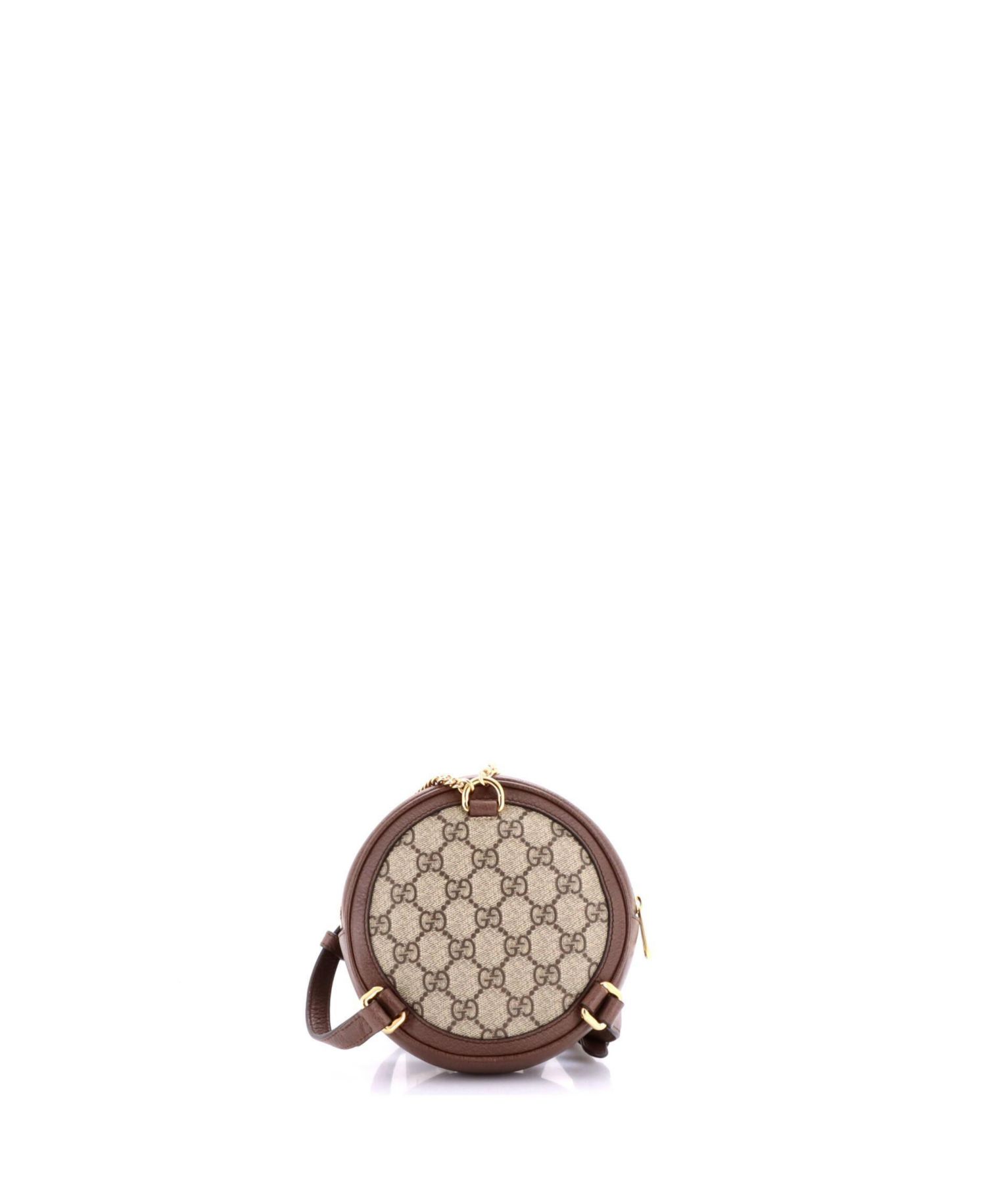 Mini Ophidia Round Backpack GG Coated Canvas