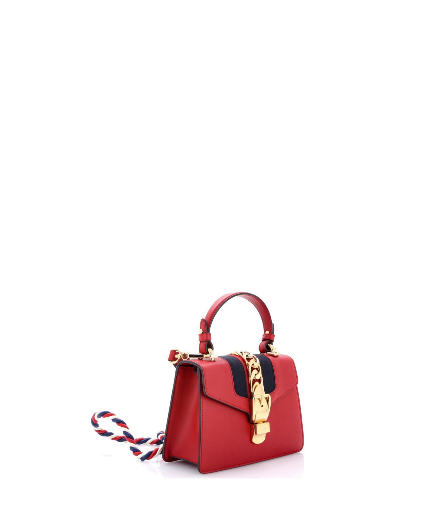 Mini Sylvie Top Handle Bag Leather