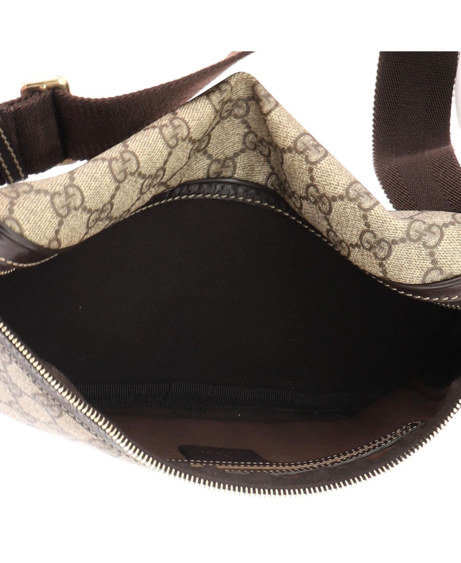 Small Belt Bag GG Coated Canvas with Leather