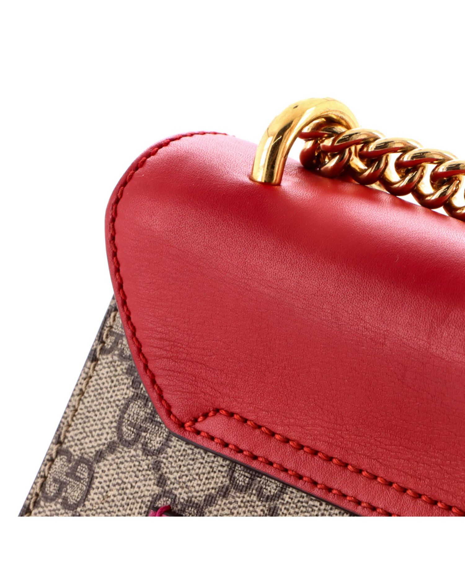 Medium Padlock Shoulder Bag GG Coated Canvas and Leather