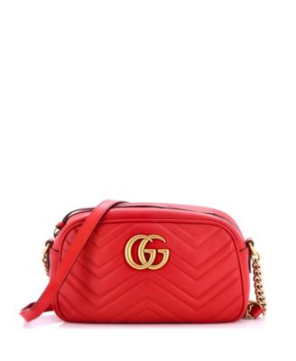 Small GG Marmont Shoulder Bag Matelasse Leather