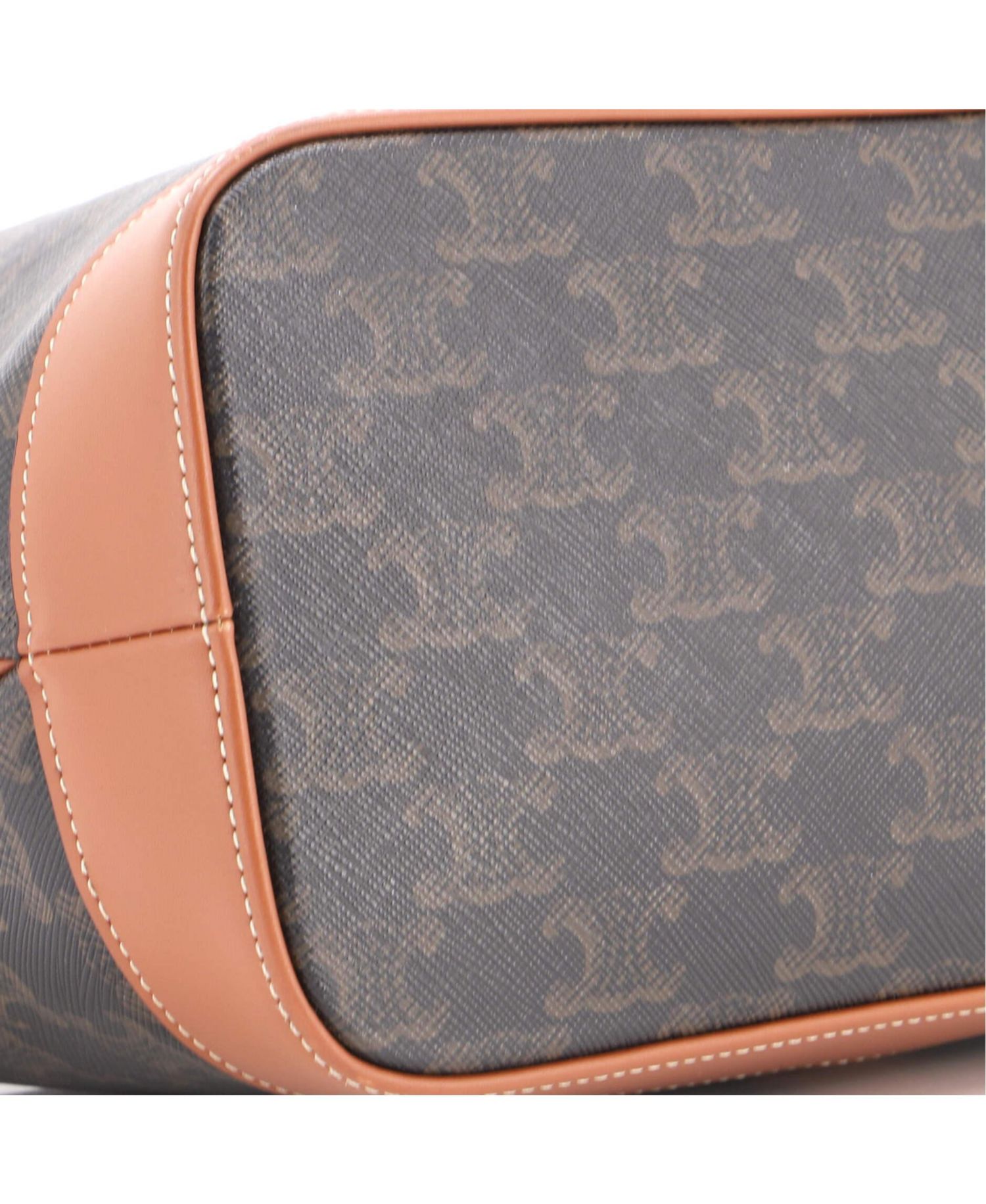 Small Cabas Tote Triomphe Coated Canvas