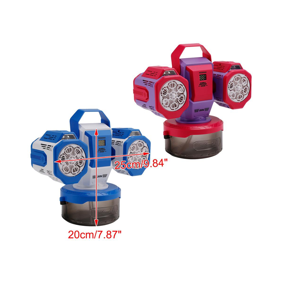 Bruce & Shark Rechargeable Bubble Machine with Remote, 30,000 Bubbles Per Minute, Ages 3+