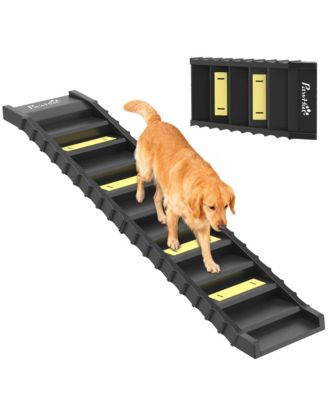 Dog Stairs for Car Truck SUV, Foldable Dog Ramp for Large Medium Small Dogs