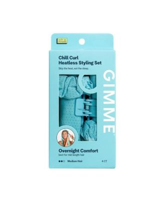 Chill Curl Heatless Styling Set Gentle and Breatable Hair Rods for Overnight Curls  Medium Hair, 4 Count