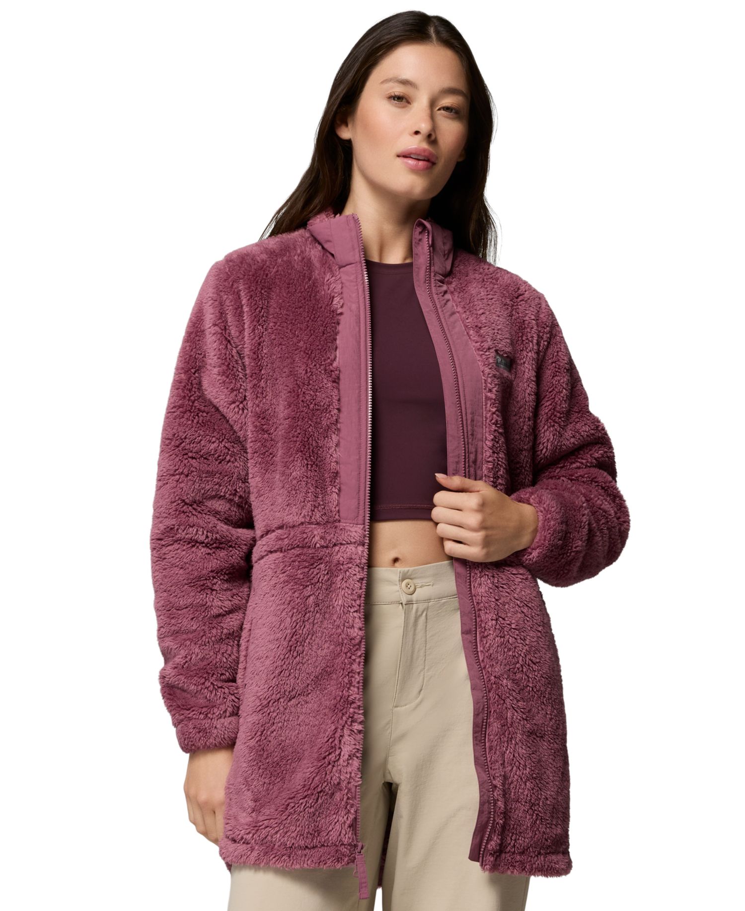 Women's Boundless Discovery High-Pile Fleece 2-Way Zipper Jacket
