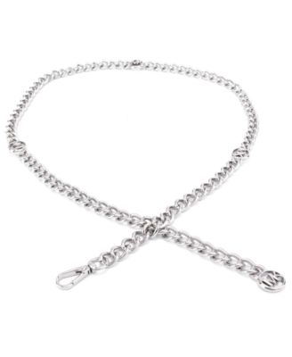 Women's MK Logo Metal Chain Belt