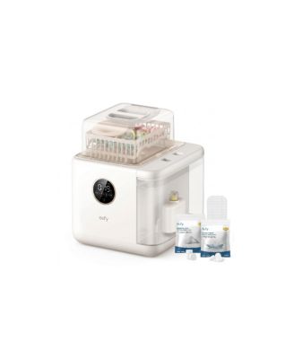 S1 pro Baby Bottle Washer,Sterilizer and Dryer with half-year Cleaning Kit. Built-in Water Softener,Large Capacity