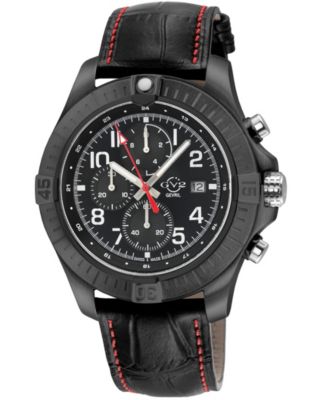 Men's Swiss Made T38 Swiss Quartz Italian Leather Strap Watch