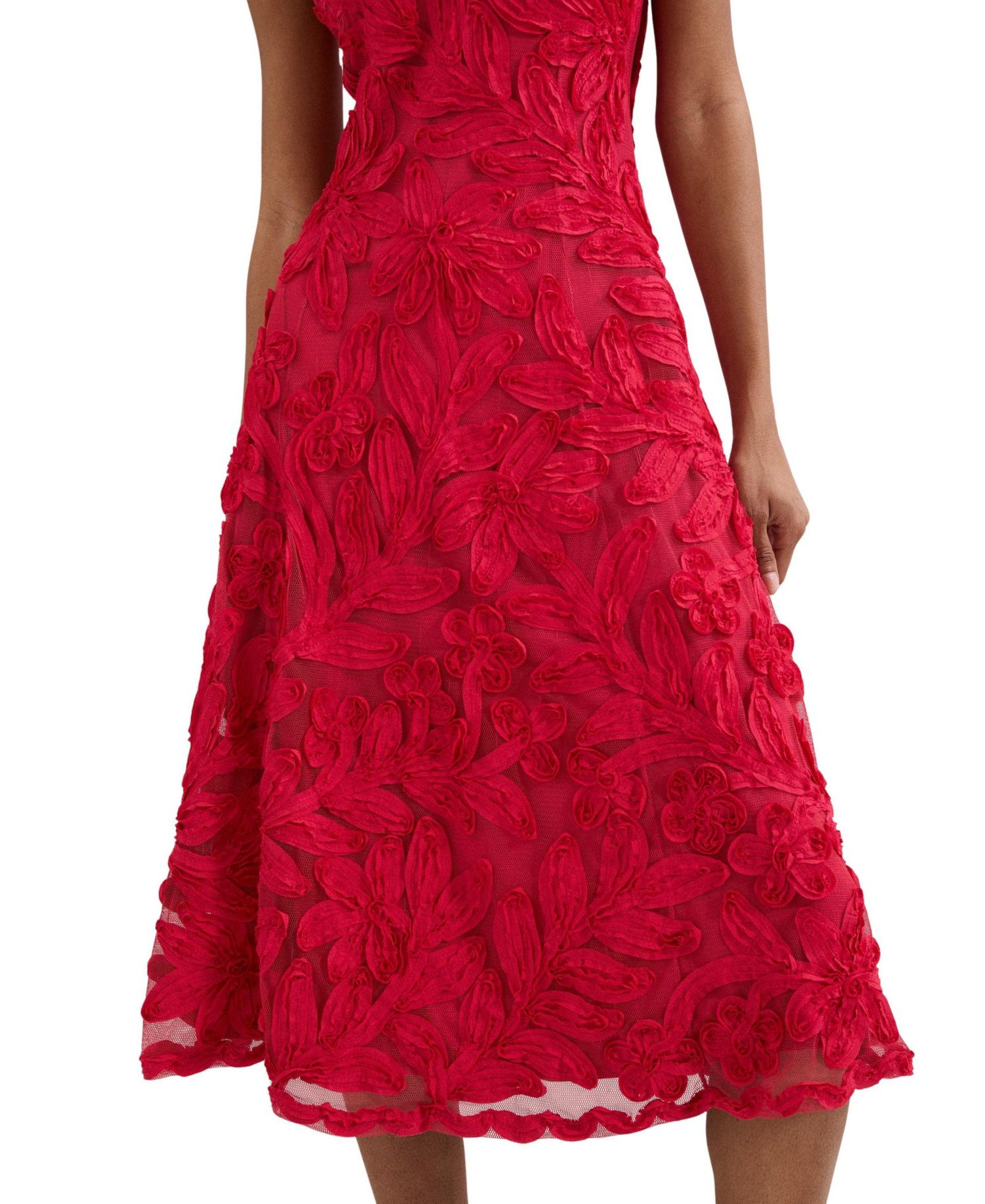 Women's Paloma Floral Embroidered Fit & Flare Dress