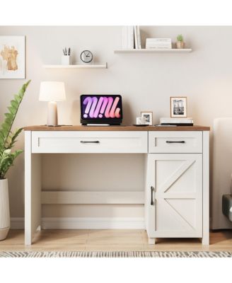 Workstation Computer Desk for Study and Home Office, 47" Executive Desk