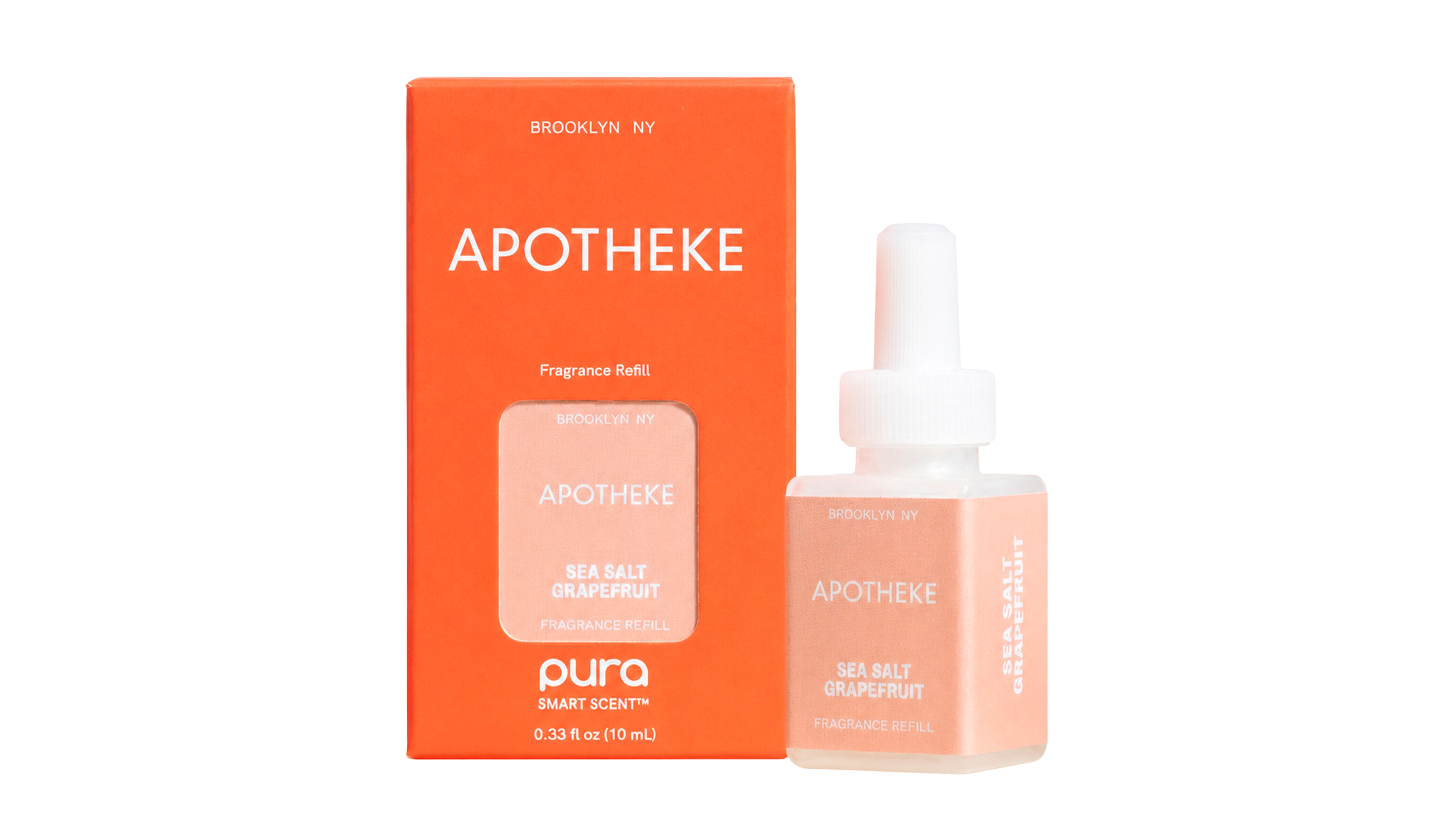Apotheke Pura Sea Salt Grapefruit Smart Fragrance Diffuser Refill, 0.33 oz.