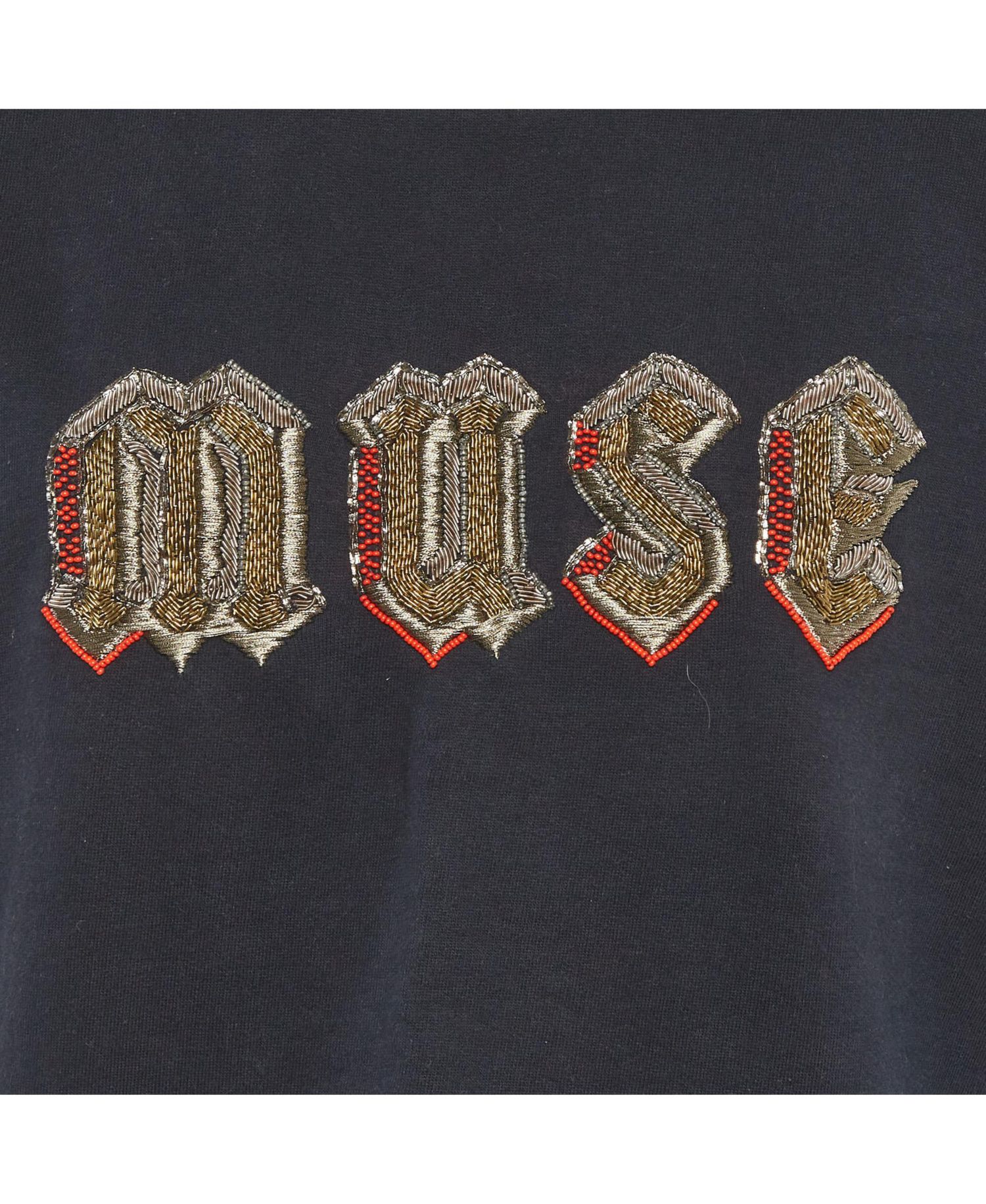 Women's Nay Embellished 'Muse' Cotton Fleece Top