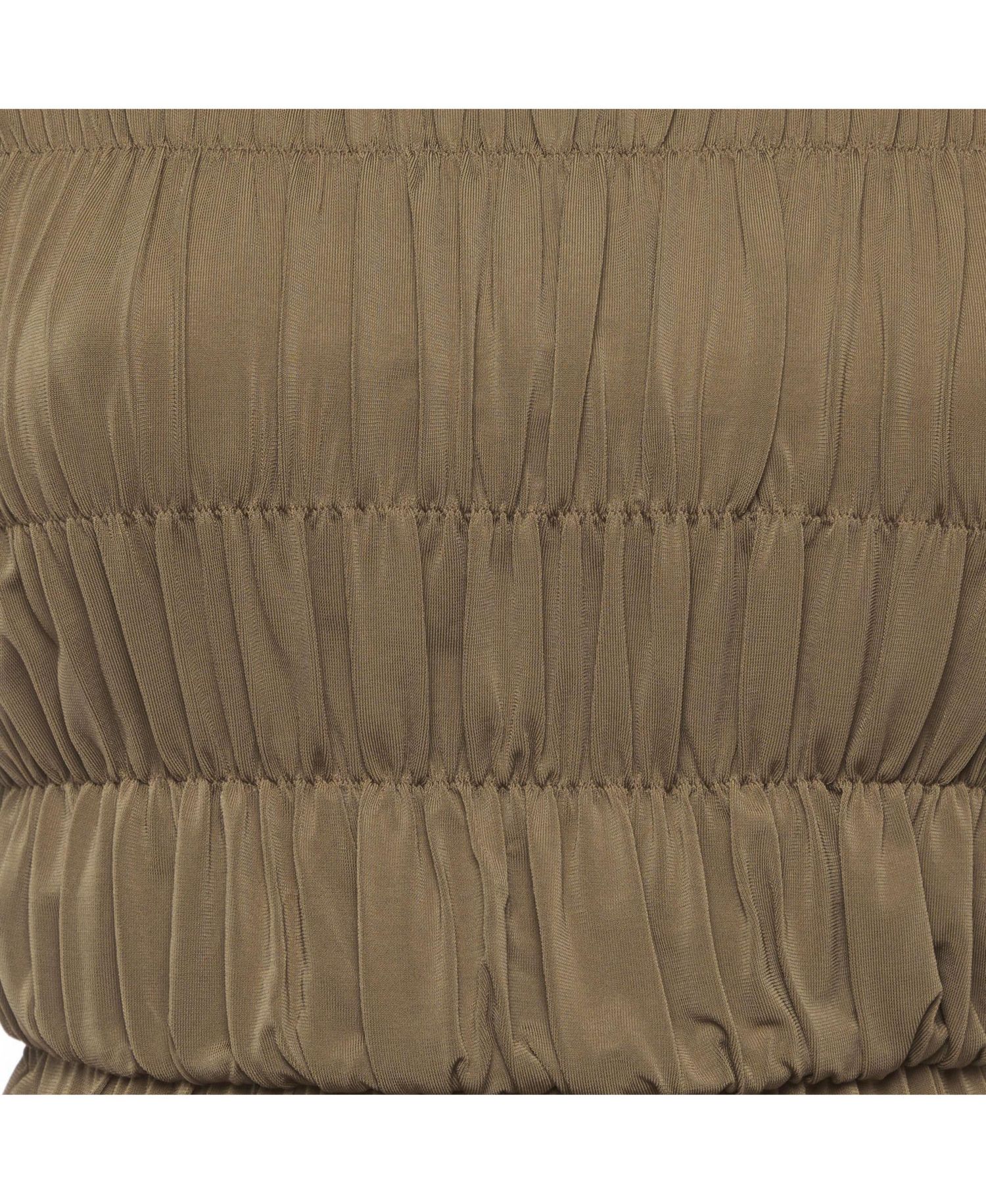 Women's Ruched Jersey Smocked Top