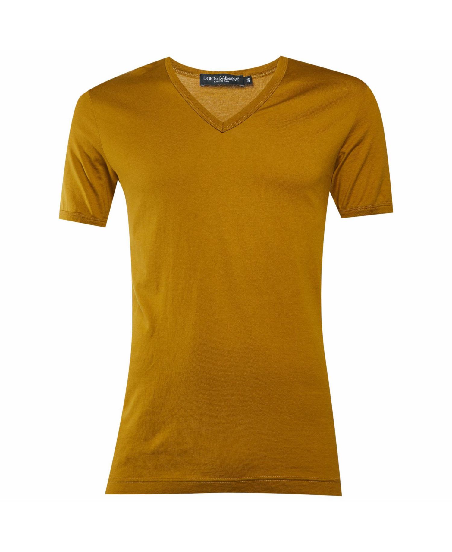 Women's Solid Cotton V-Neck T-Shirt