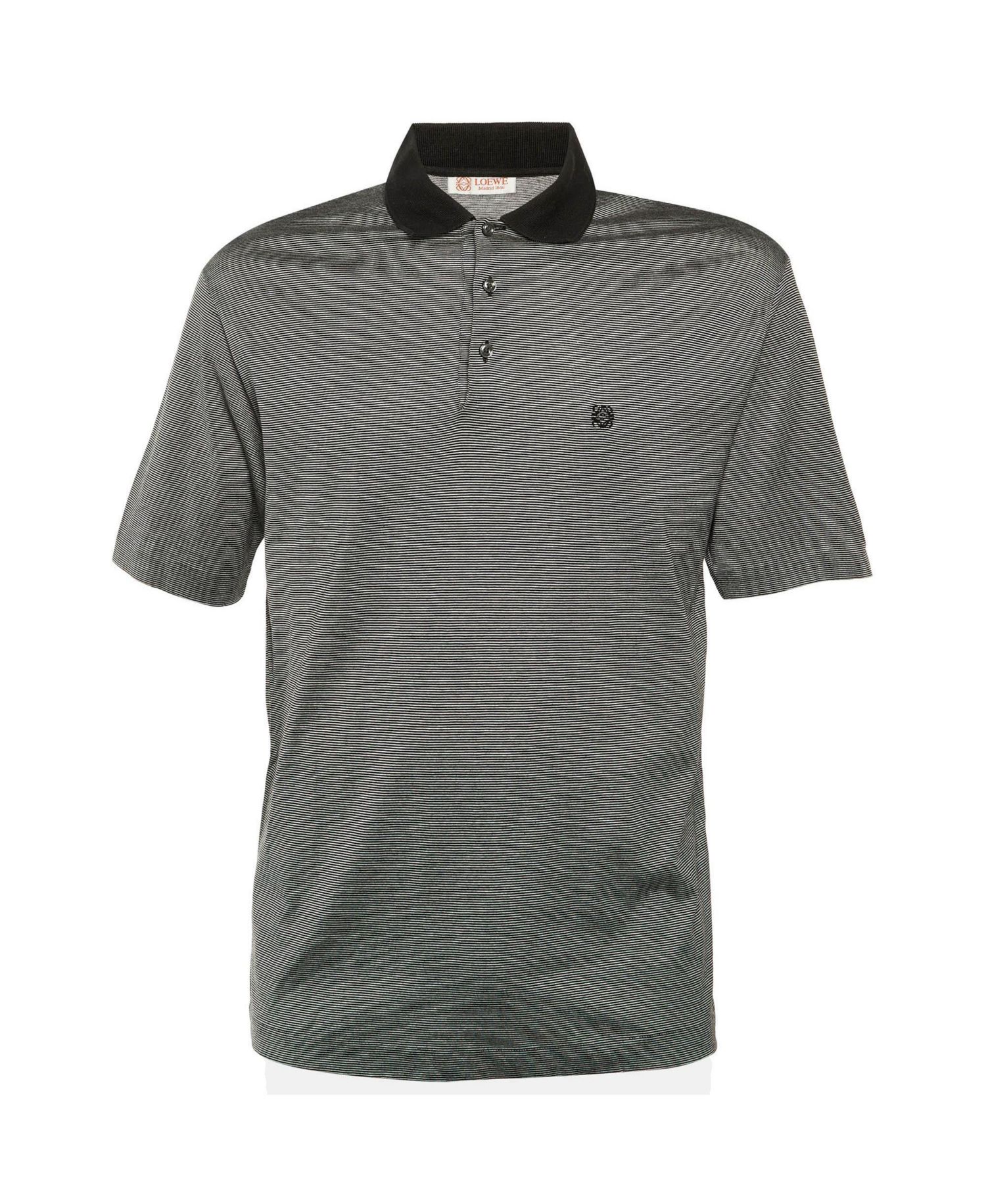 Women's Vintage Striped Cotton Polo Shirt