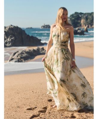 macys womens beach dresses Women's Maxi Vacation & Resort Wear Shop A square neckline and