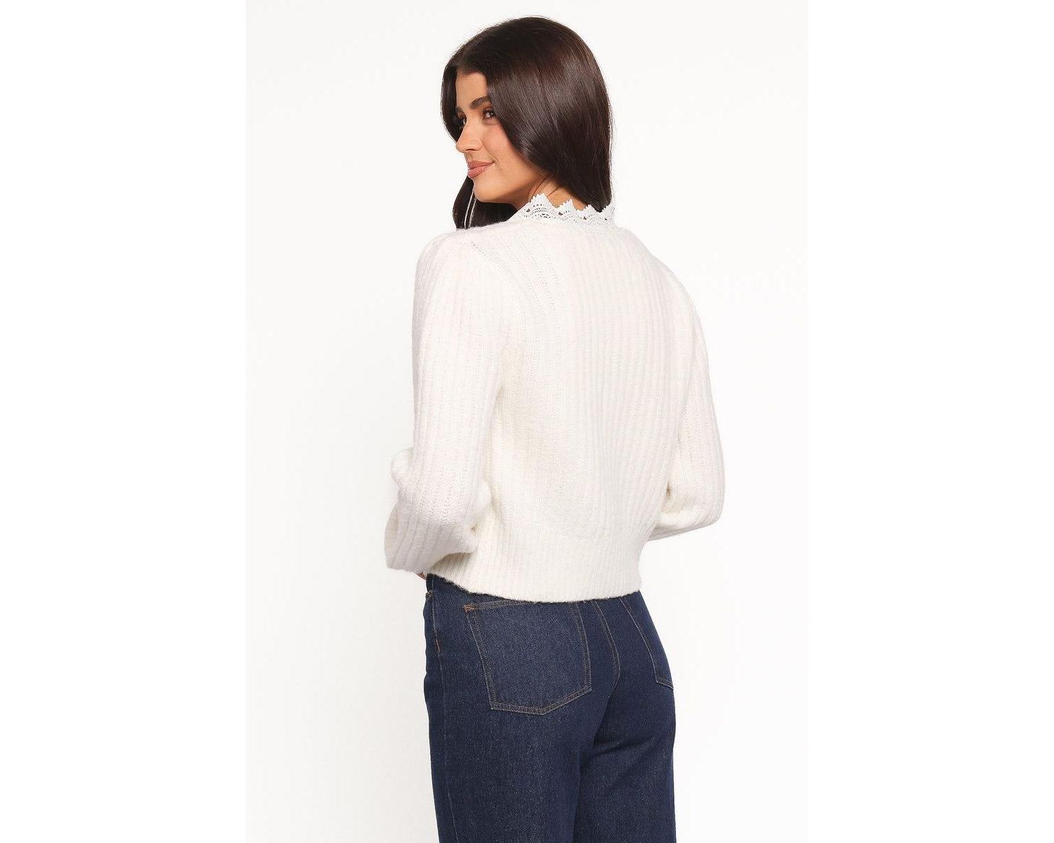 Women's Silvie Lace Front-Tie Cardigan