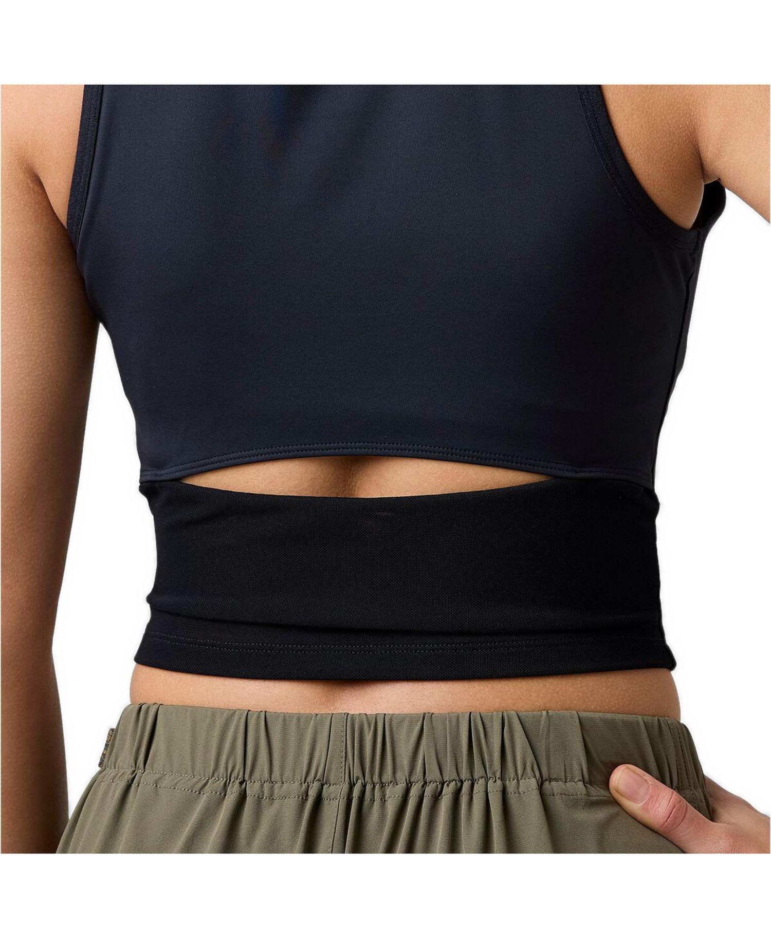 Women's Destination Mesh-Back Cropped Tank Top