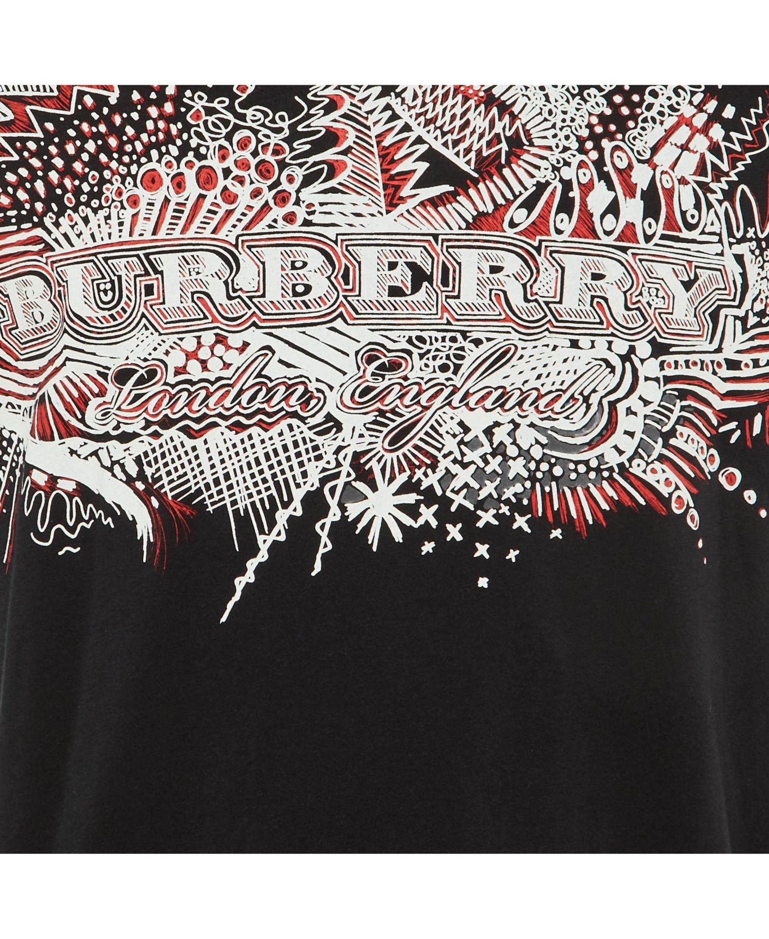Women's Graffiti Logo Graphic Cotton T-Shirt
