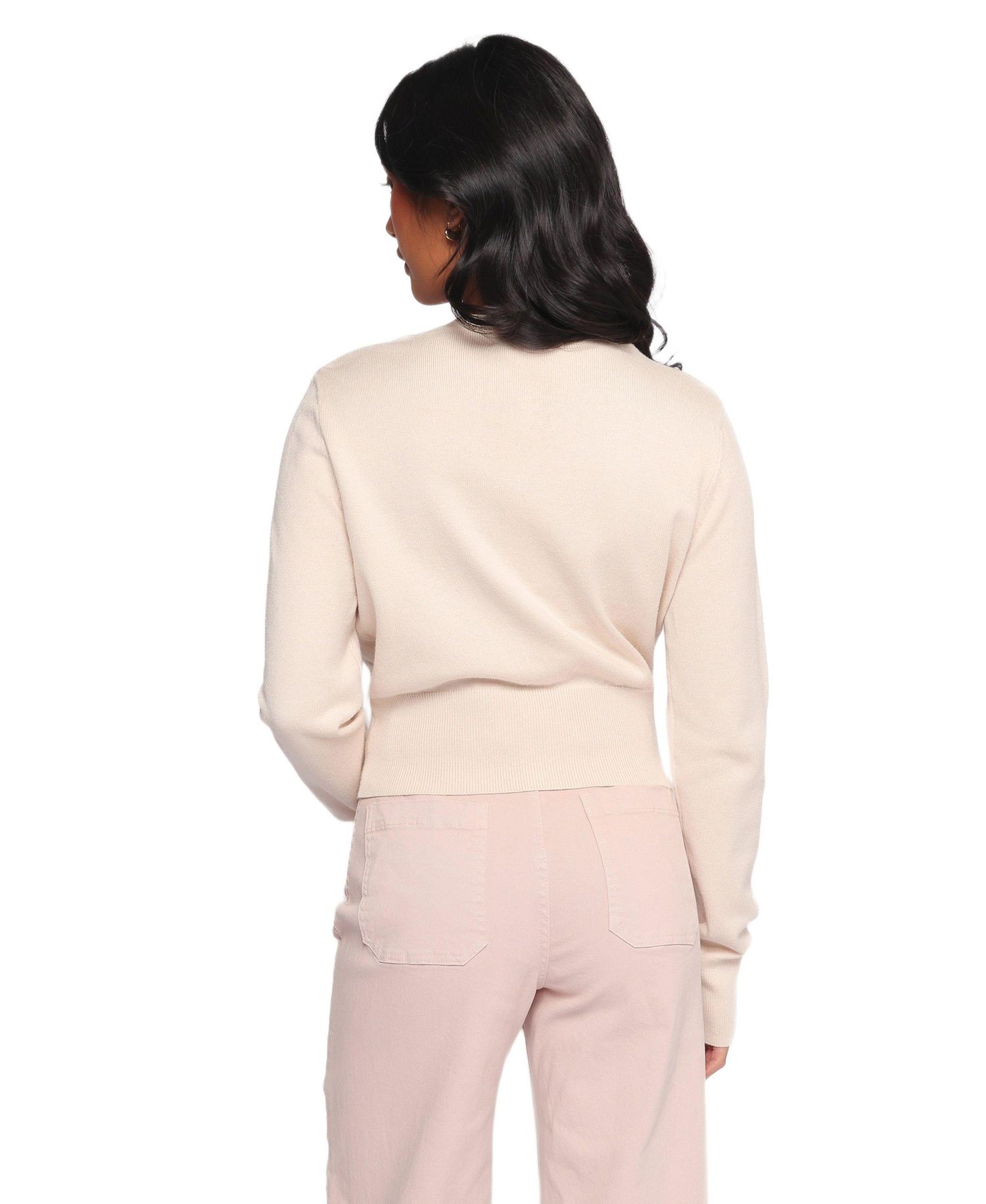 Women's Elita Fitted Button-Front Viscose-Blend Cardigan