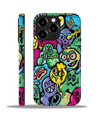 Neon Mutants 2-Layer Phone Case Compatible with Apple iPhone 15 Pro