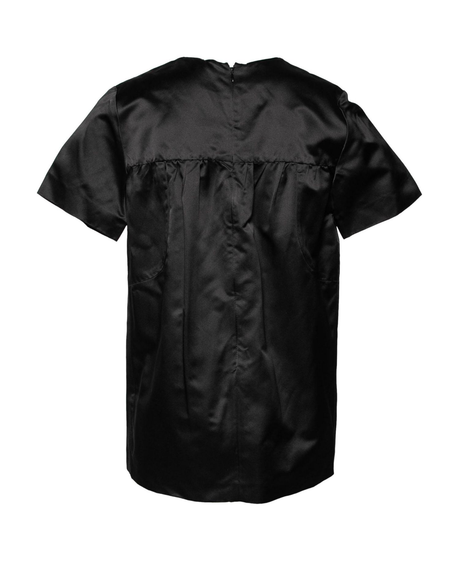 Women's Silk Gathered Yoke Top