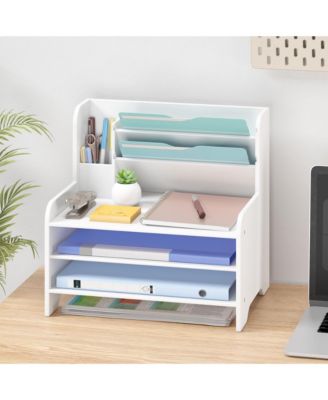 3 Tier Desk Organizer Desktop Paper Tray Mail Holder