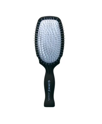 Metal Bristle Brush Stainless Steel Bristles for Healthy Shine Designed to Detangle Hair Types Hair Brush with Comfy Handle